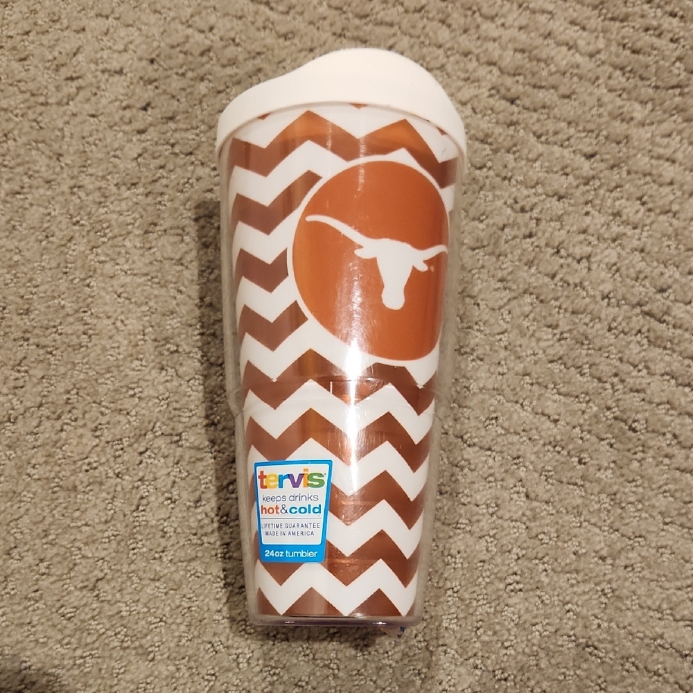 University of Texas Chevron Wrap Tervis Tumbler Lid, 24 oz TEXAS LONGHORNS